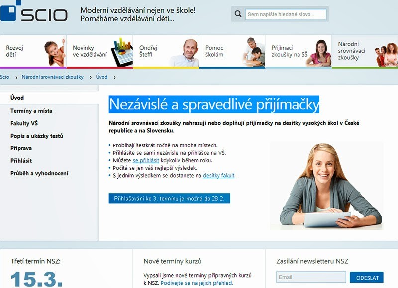 Вступительный экзамен OSP SCIO В ВУЗы Чехии и профильные курсы